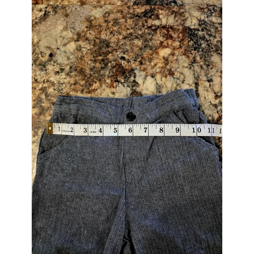 Wonder Nation Boy's Pants Black& White Elastic Waist SIZE T5